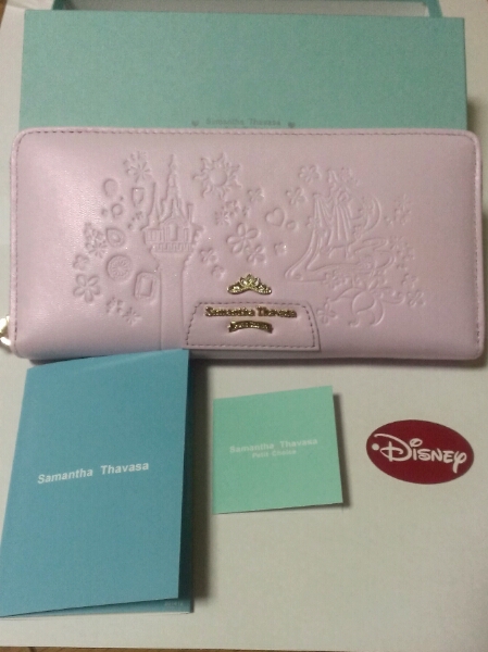 新品 サマンサ ラプンツェル 長財布 証明書 ミッキー ディズニー