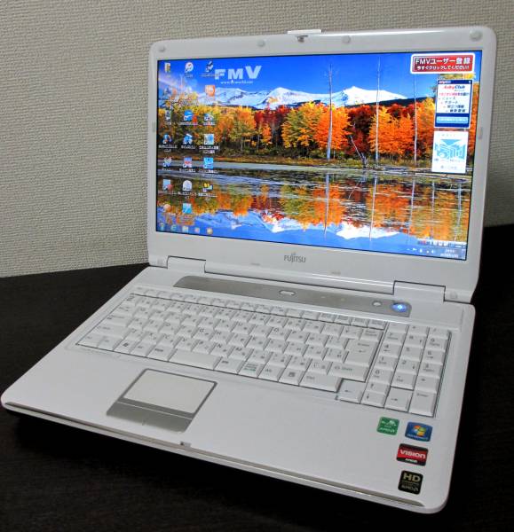 美品 Win7 FMV-NF/E40 デュアルコアCPU/4GB/320MB/HDMI/無線)