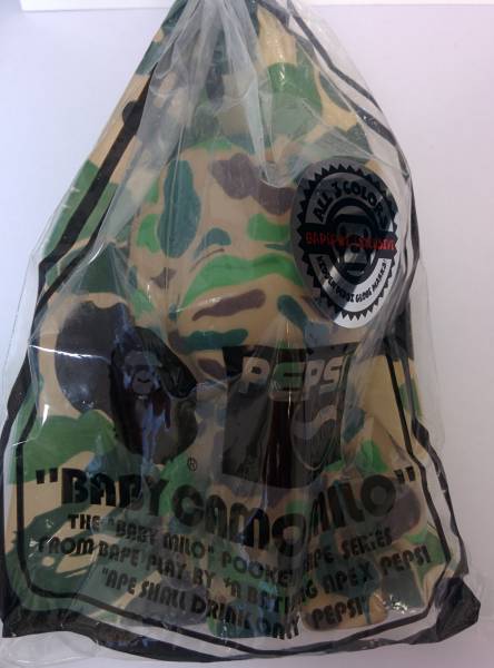 BAPE×PEPSI BABY MILO APEカモ柄フィギュア