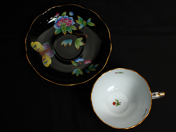 ∇花∇「ヘレンド」ヴィクトリアブーケ オーバルディッシュ ヘレンドの