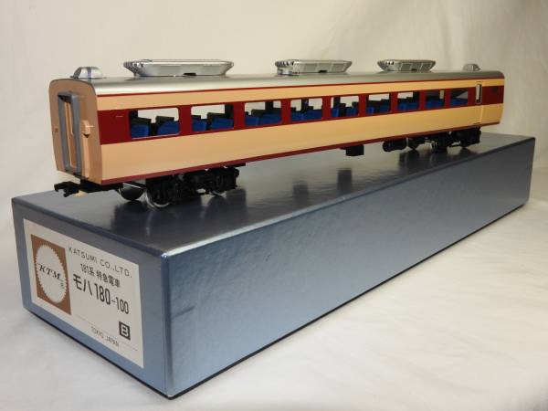 【 カツミ 】 モハ180-100 金ラベル(室内装置・パネルライト付)