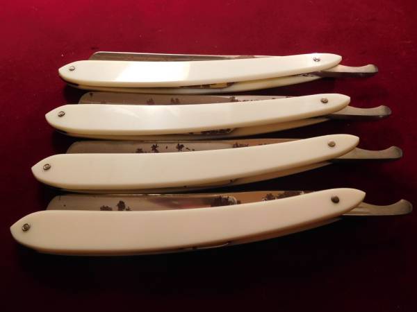 未使用 西洋剃刀 FORTYFOUR RAZOR44 カミソリ かみそり レザー 未使用