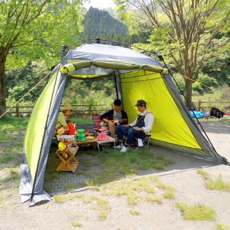 ワンタッチ 3m スクリーンタープ QC-ST300 タープテント 3m×3m