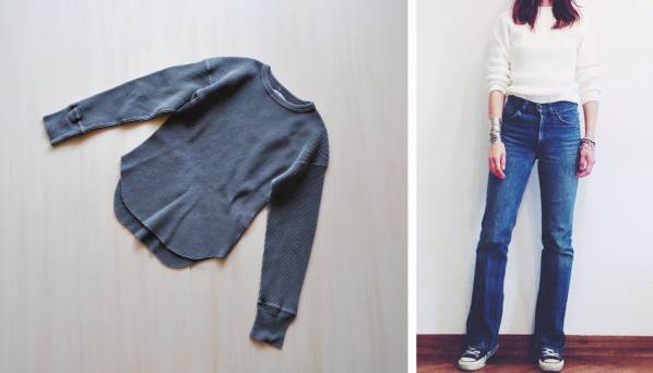 fumika_uchida サーマル カットソー ニット デニムtoga hyke