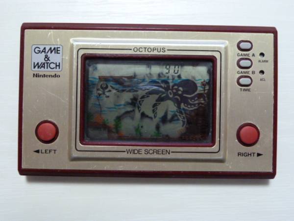低価格 ニンテンドー【任天堂 ゲーム&ウォッチ オクトパス】稼働品