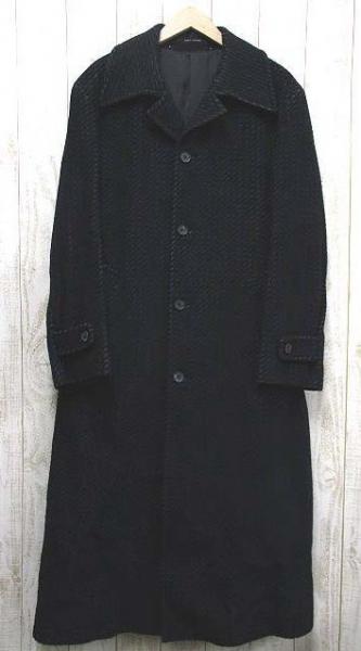 ティノラス MEN'S TENORAS ロングコートM黒 アウター 裏地付き