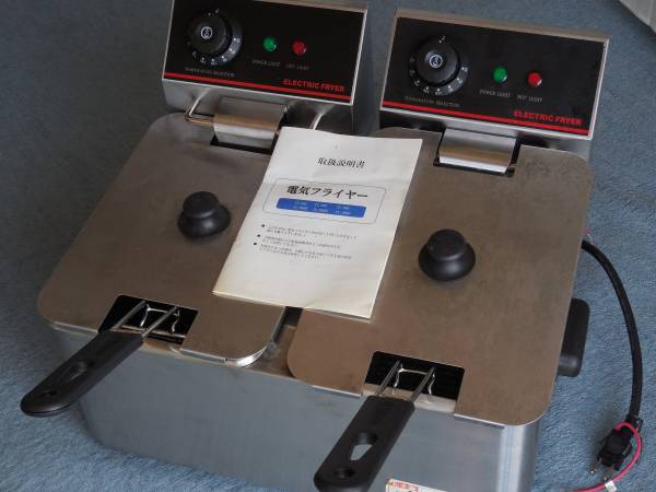 卓上電気フライヤー2槽式 業務用 厨房機器 フライヤー 【公式通販】