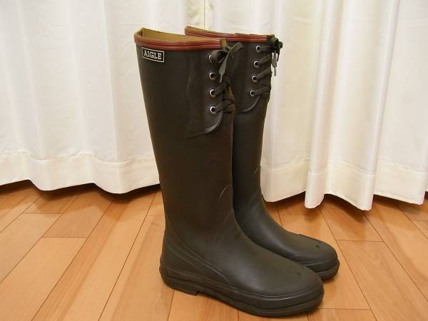 エーグル レインブーツ AIGLE 38 AIGLE エーグル レイン ライディング