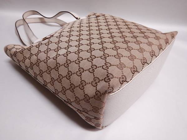 □GUCCI グッチGG柄 トートバッグ ベージュ□1-9 グッチ(GUCCI) トート