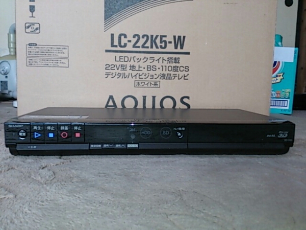 シャープ BD-H30(BDジャンク)
