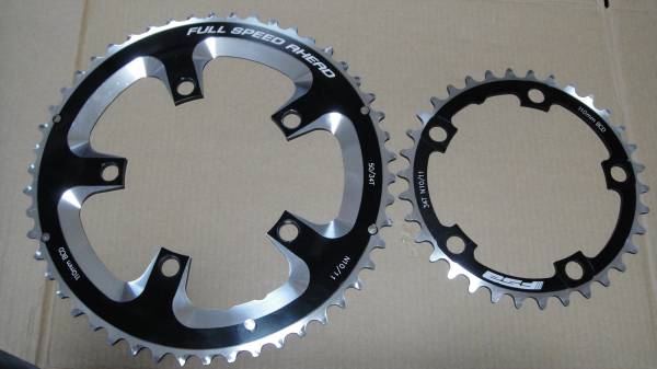 【新車外し品】 K-FORCE 50/34T 11速 CNCチェーンリング PCD110