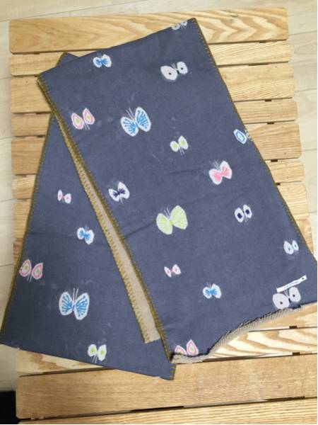 mina perhonen hana hane ティペット マフラー 新品未使用】ミナペルホネン hana hane グレー マフラー