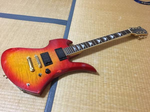 HIDEモデル X JAPAN Burny MG-105X チェリーサンバースト 即決 G3970