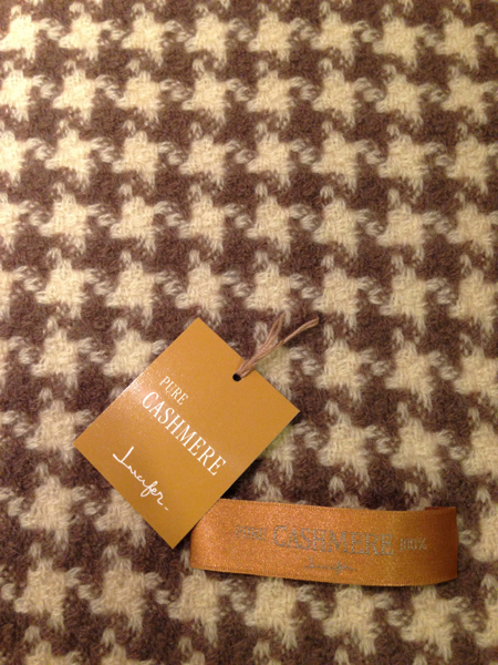 Luciber カシミヤ100% タグ付き新品ストール京都田中久高級生地