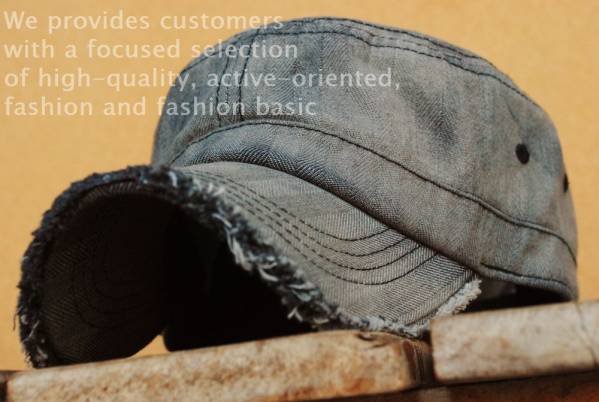 clarabel17■Vintage Denim Crash ワークキャップ 帽子■DH O6