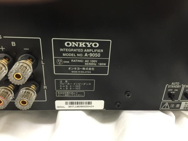 ONKYO ONKYO オンキョー プリメインアンプ A-9050 IK174 オンキョー A