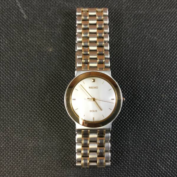F1061　SEIKO　セイコー　DOLCE　ドルチェ　シルバー×ゴールド