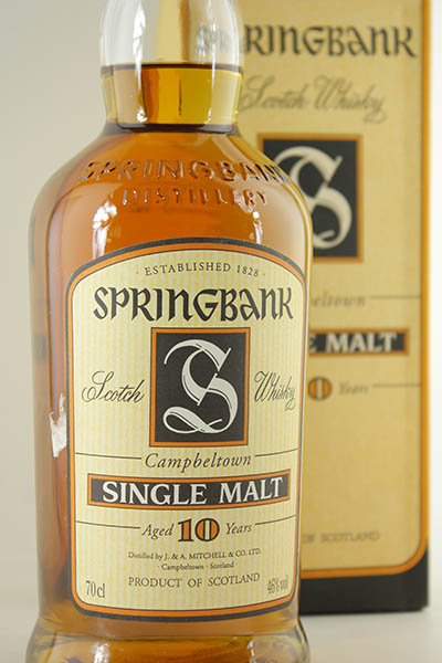 ☆未開栓△SPRINGBANK/スプリングバンク10年 旧ボトル 箱付 食品、飲料