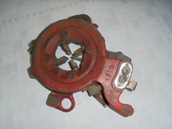 REX パイプマシン用 ダイヘッド 1/2～3/4 (中古品) 自動切上