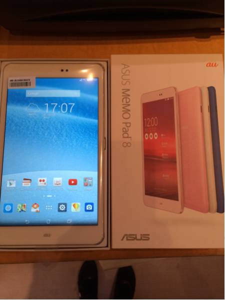 【新品】ASUS MeMO Pad8 AST21 白