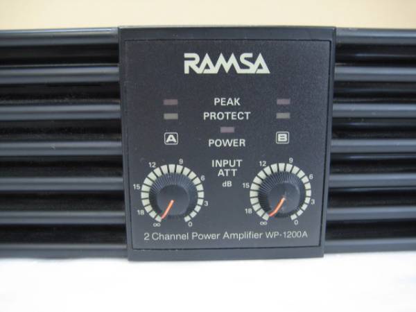 パワーアンプ Panasonic RAMSA WP-1200A 中古 2026年最新Yahoo