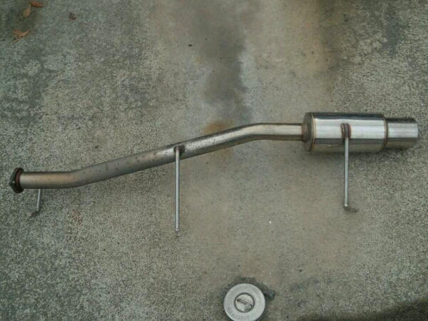 スズキ セルボモード・ターボ CN21S用ステンレスマフラー中古品