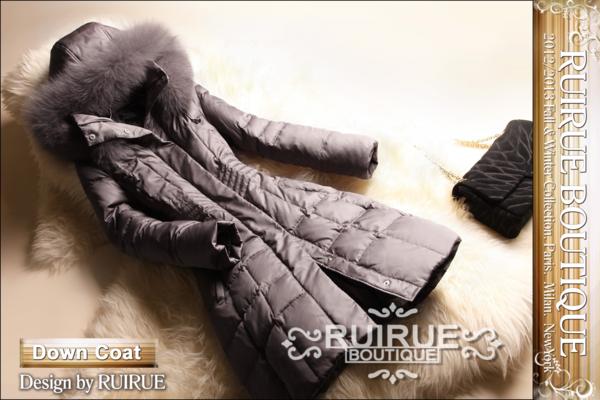 D177LG新品11号エレガンス・フォックスファー付ダウンコート１円