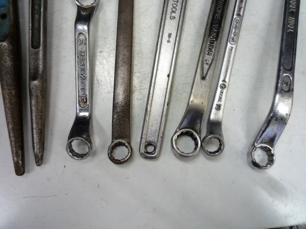 ★格安工具★HIT， SUPER 他 メガネレンチ15本セット 30～8mm