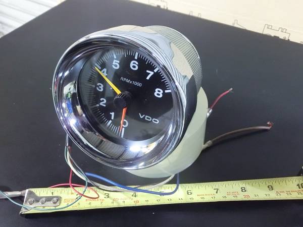 VDO メッキ オンダッシュ タコメーター 空冷 VW ビートル 等に