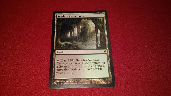 1円スタート 新緑の地下墓地/Verdant Catacombs 英語版 1枚