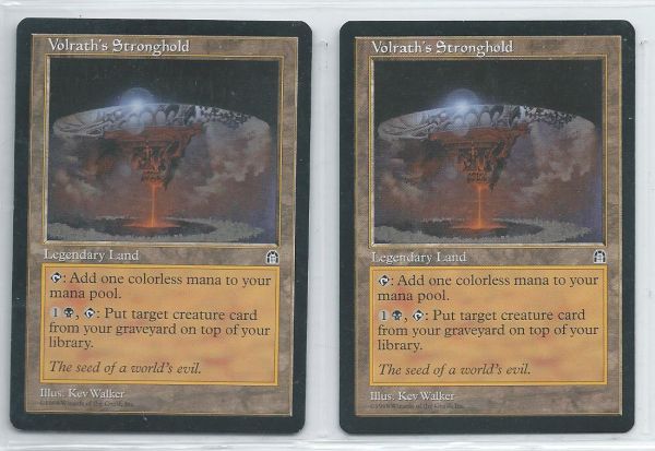 MTGヴォルラスの要塞Volrath's　Stronghold英２枚組(美品）　