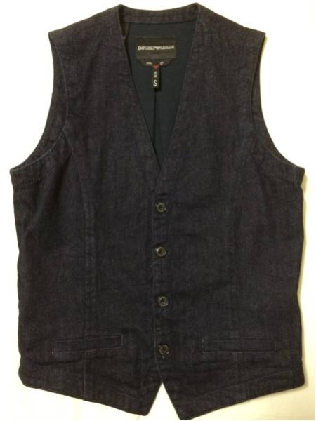 ☆EMPORIO ARMANI☆エンポリオアルマーニ デニムベスト ジレ