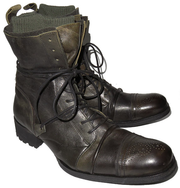 alfredoBANNISTER] レイヤードニットブーツ 41 日本製 アルフレッド