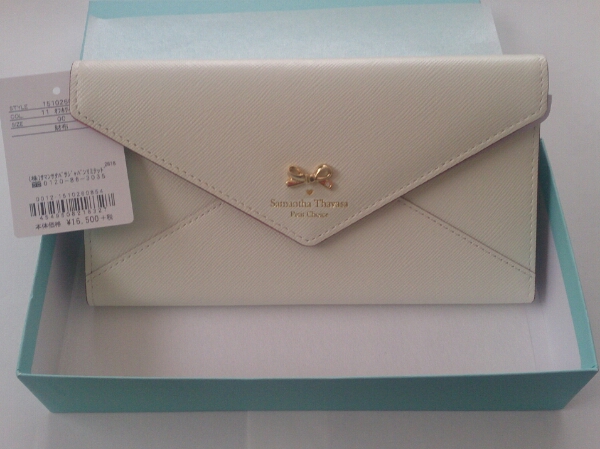 『新品』サマンサタバサプチチョイス オフホワイト 長財布