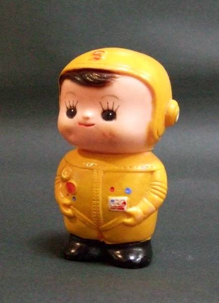 名)　当時物滋賀銀行しがちゃん、ソフビ