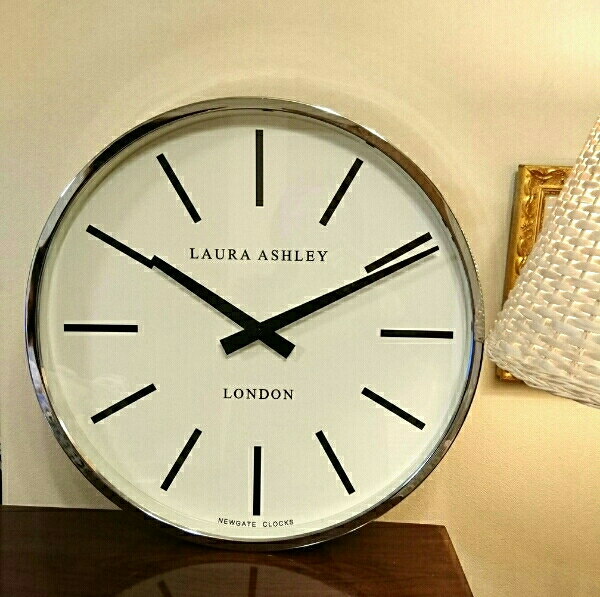 ローラアシュレイ LAURA ASHLEY HOME 壁掛け時計 英国 クロック ≪人気