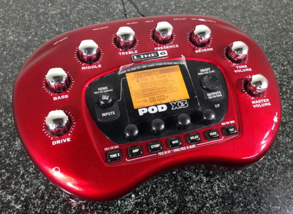 美品 Line6 POD X3 アンプシミュレーター 付属品/元箱付 POD X3 PRO 0