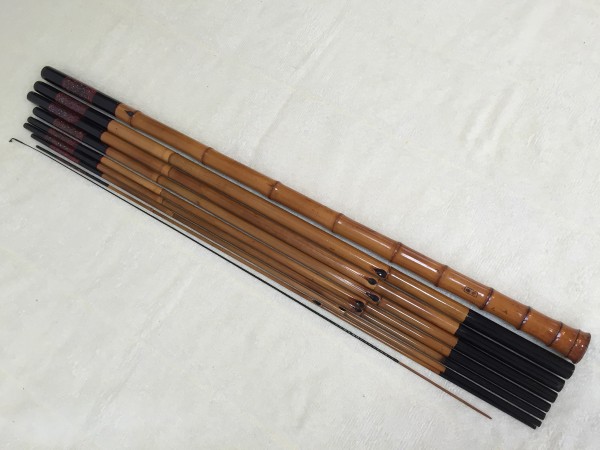 朱作竿 竹竿 460cm 手作り ロッド ヘラブナ竿、コイ竿 【公式通販】