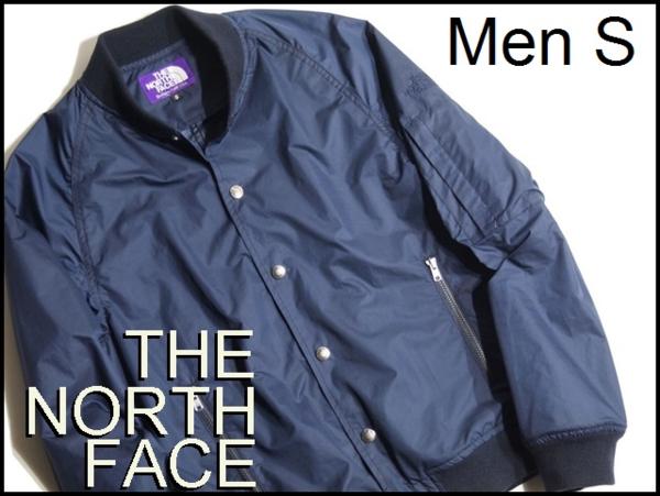 M3397P■ノースフェイス パープル Varsity MA-1 ジャケット■rb