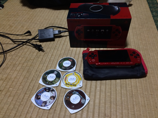 PSP3000 赤黒 RED/BLACK VALUE PACK バリューパック 美品 PSP3000赤黒