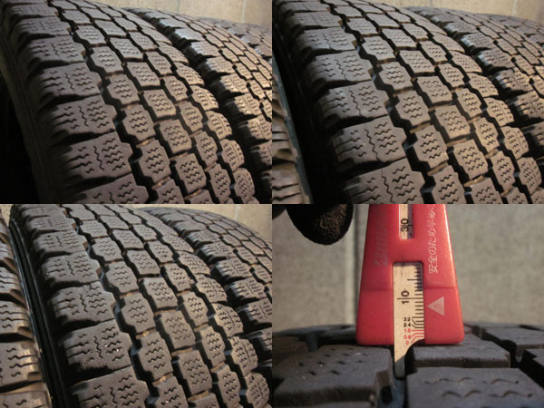 【バリ溝】205/55R16スタッドレスタイヤ ブリヂストン 4本セット バリ溝 ブリヂストン 205/75R16 4本セット 残8-7mm スタッドレス 冬 4