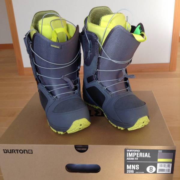 【美品】 Burton IMPERIAL AF 26㎝ スノーボード ブーツ 黒 BURTON IMPERIAL ASIANFIT 2015 バートンインペリアル 26cm 美品