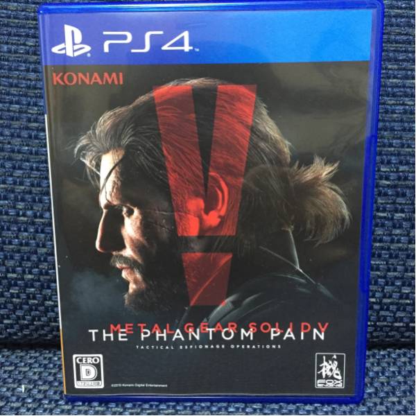 【美品】PS4 メタルギアソリッド5 ファントムペイン☆送料無料