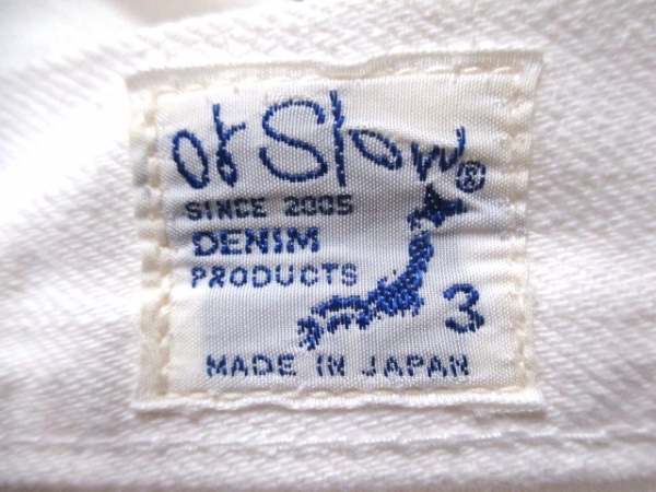 オアスロウ パンツ 3 レディース 美品 アイボリー orslow