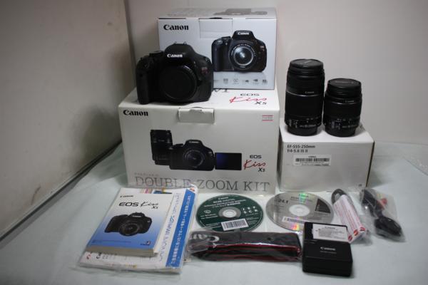 ❤️ショット数10743❤️Canon kiss X5 ダブルレンズ 付属品豊富 Canon EOS Kiss X5 ダブルズームキット キャノン CANON EOS Kiss X5