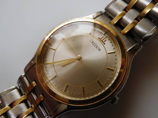 1円～used セイコー　クレドール クォーツ 動作確認済(ア‐A70)