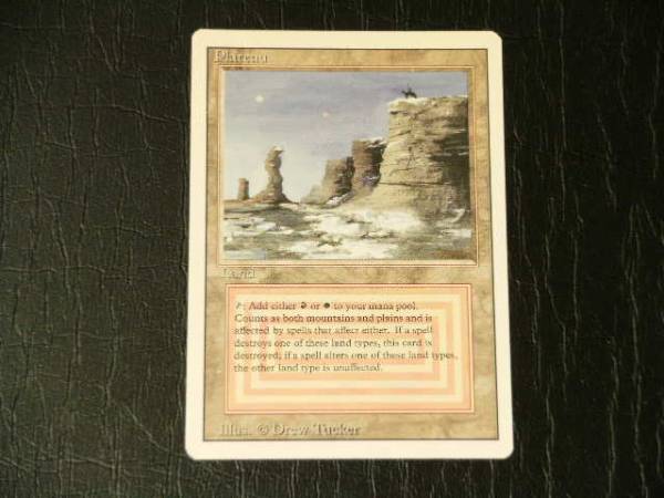 ☆MTG・英語版・リバイズド・Plateau！ ○コレクターから譲り受けまし