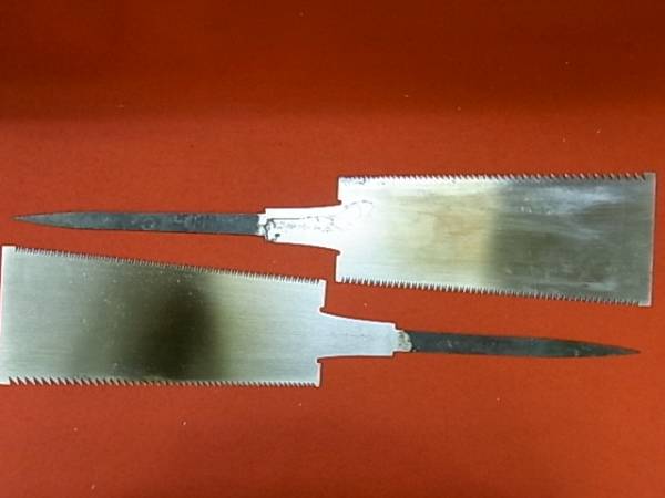 ④鋸刃　渋木貞雄作　2本セット　未使用品