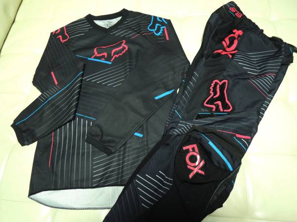 3点セット】FOX RACING モトクロスウェア 上下セット＆グローブ付