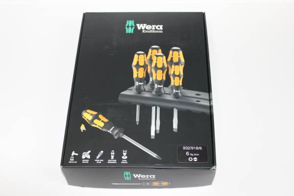 特別価格5，430円 Wera ベラ貫通ドライバー6本セット 932/918/ 6